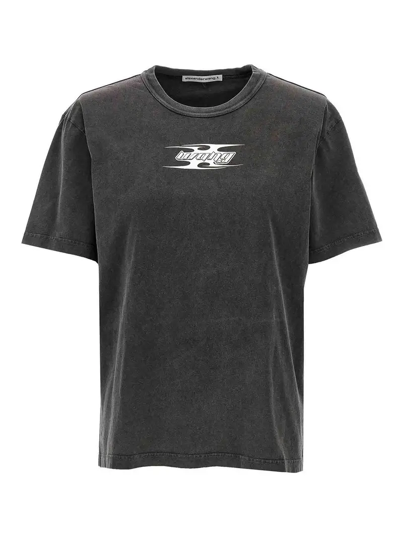 Maglietta con logo Grigio