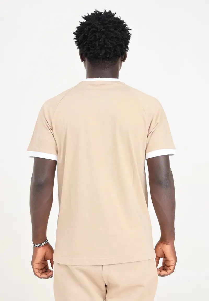 adidas Originals T-shirt Uomo Beige 921517 miniatura 2