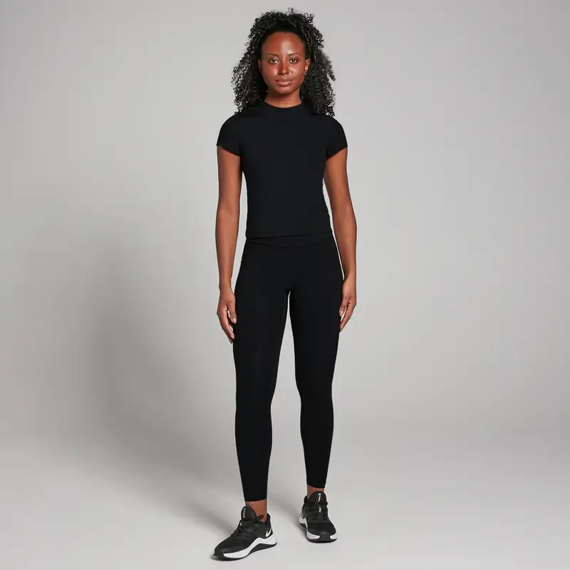 MP T-shirt Donna Nero 1380132 miniatura 2