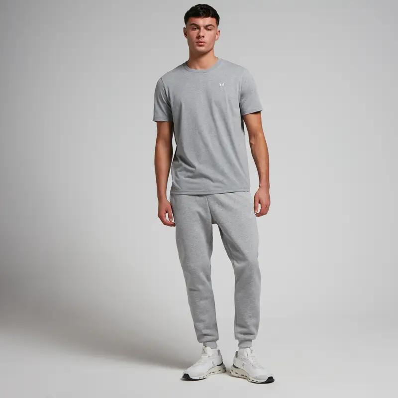 MP T-shirt Uomo Grigio 1380057 miniatura 2