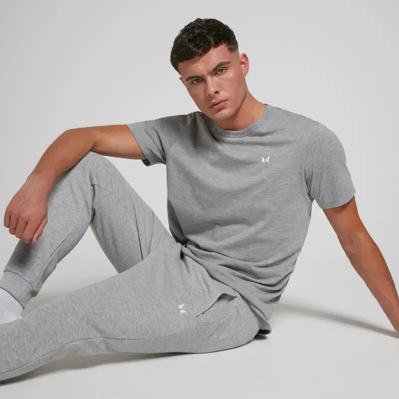 MP T-shirt Uomo Grigio 1380057 miniatura 3