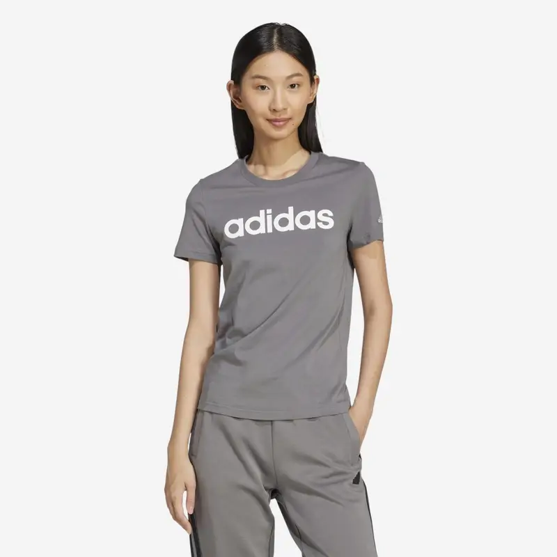 Adidas T-shirt Donna Grigio 1194861
