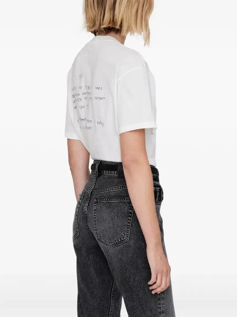 Anine Bing T-shirt Bianco 1046547 miniatura 3