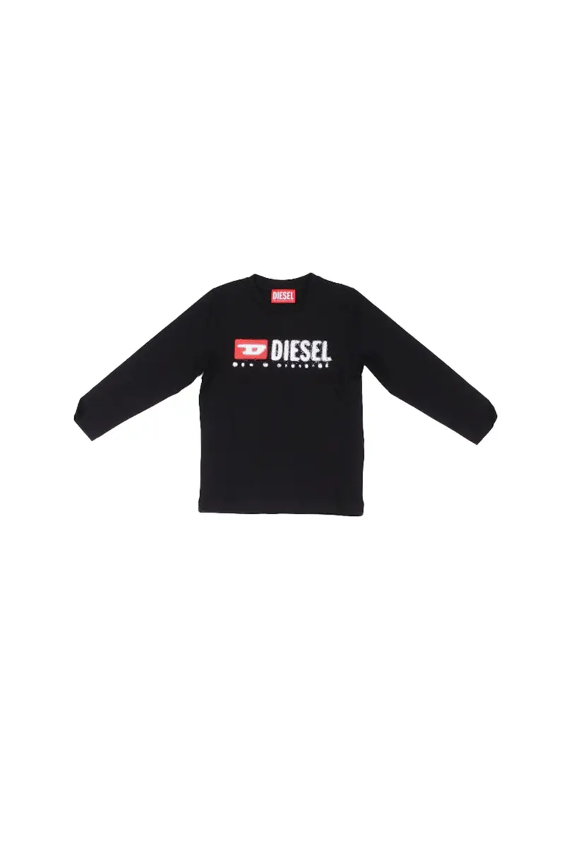 Diesel T-shirt Bambino Nero 2082886
