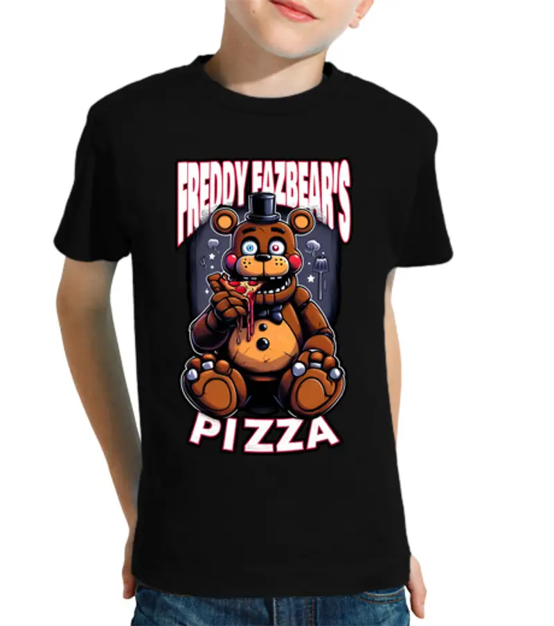 T-shirt bambino manica corta orsetto Freddy