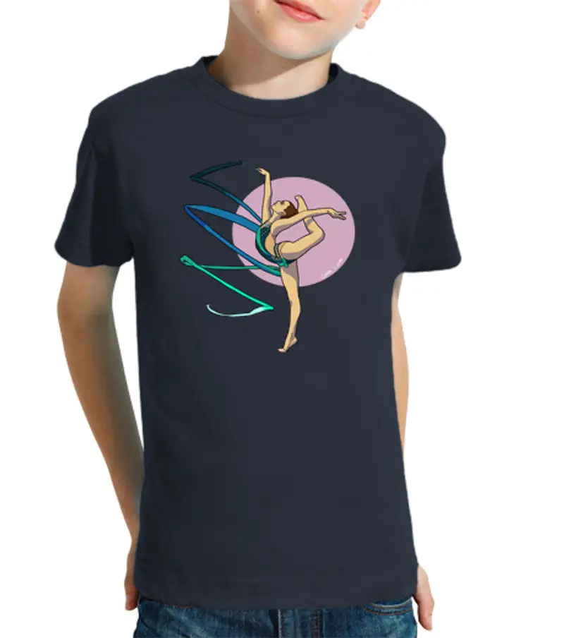 T-shirt bambino manica corta sara ll ana musicassetta