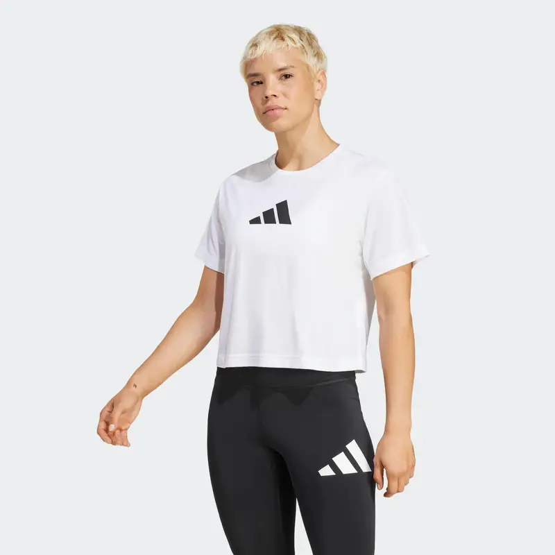 Adidas T-shirt Donna Bianco 1232736
