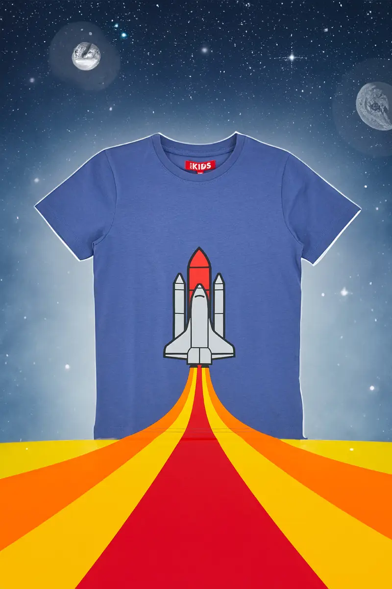 PITT KIDS T-shirt Blu 1949702 miniatura 3