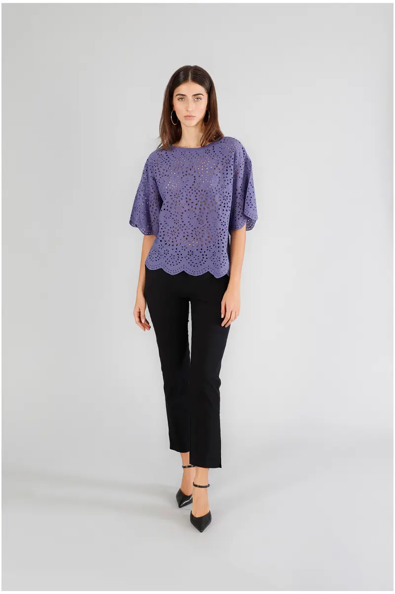 Cafè Noir T-shirt Lilla 1412444