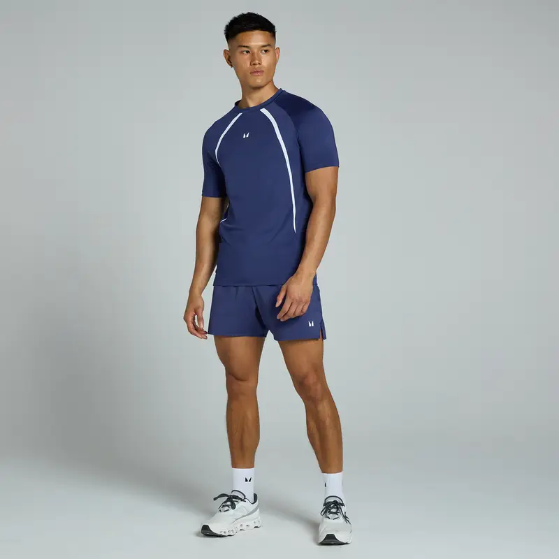 MP T-shirt Uomo Viola 1380436 miniatura 2