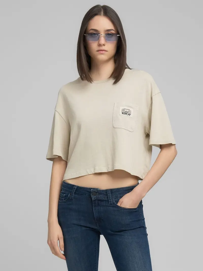 Replay T-shirt Beige 1993051