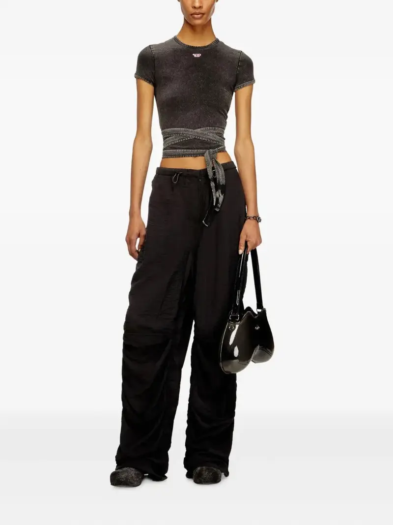 Diesel T-shirt Grigio 1047418 miniatura 3