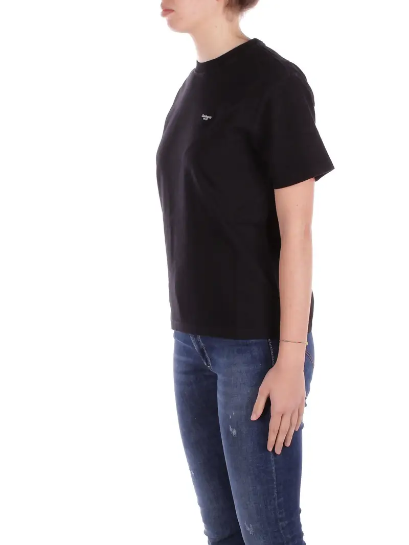 Carhartt WIP T-shirt Donna Nero 2084406 miniatura 2