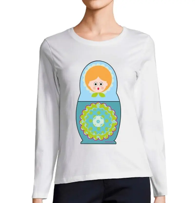 Tostadora T-shirt Donna Blu 1426255