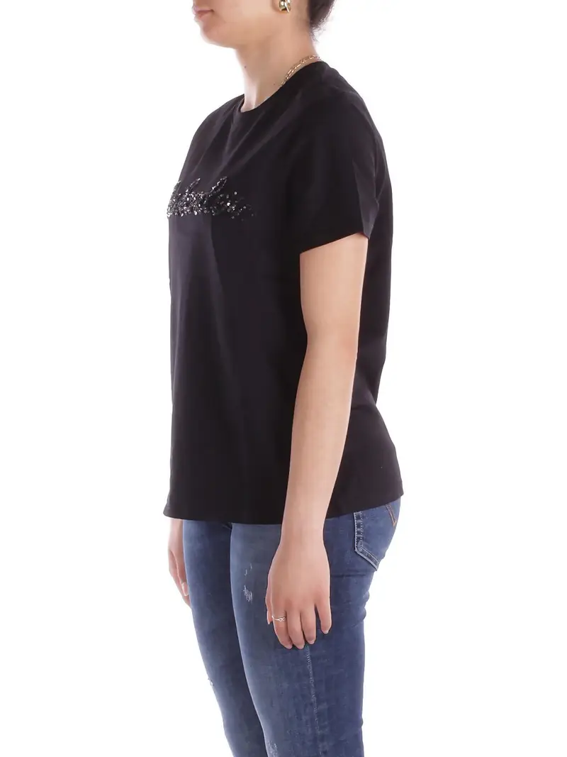 Max Mara T-shirt Donna Nero 2083349 miniatura 2