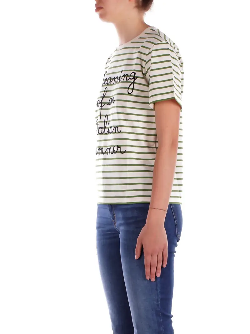 Max Mara T-shirt Donna Verde 2083339 miniatura 2