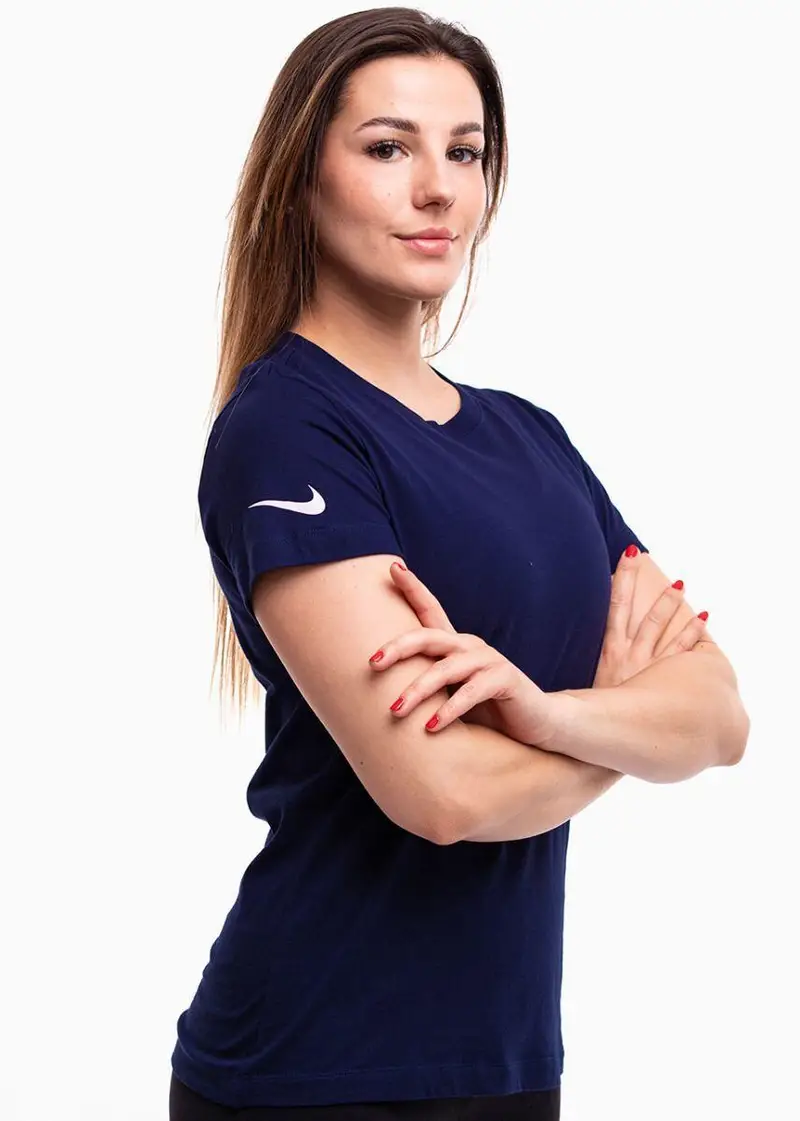 Nike T-shirt Donna Blu 1261568