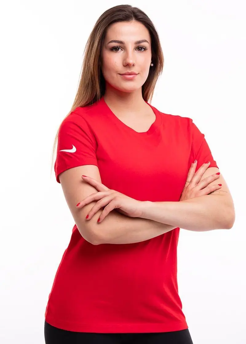 Nike T-shirt Donna Rosso 1265680