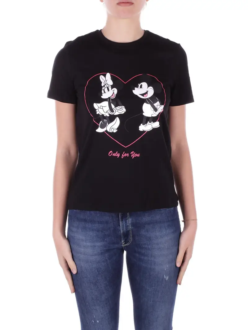 ONLY T-shirt Donna Nero 2085641