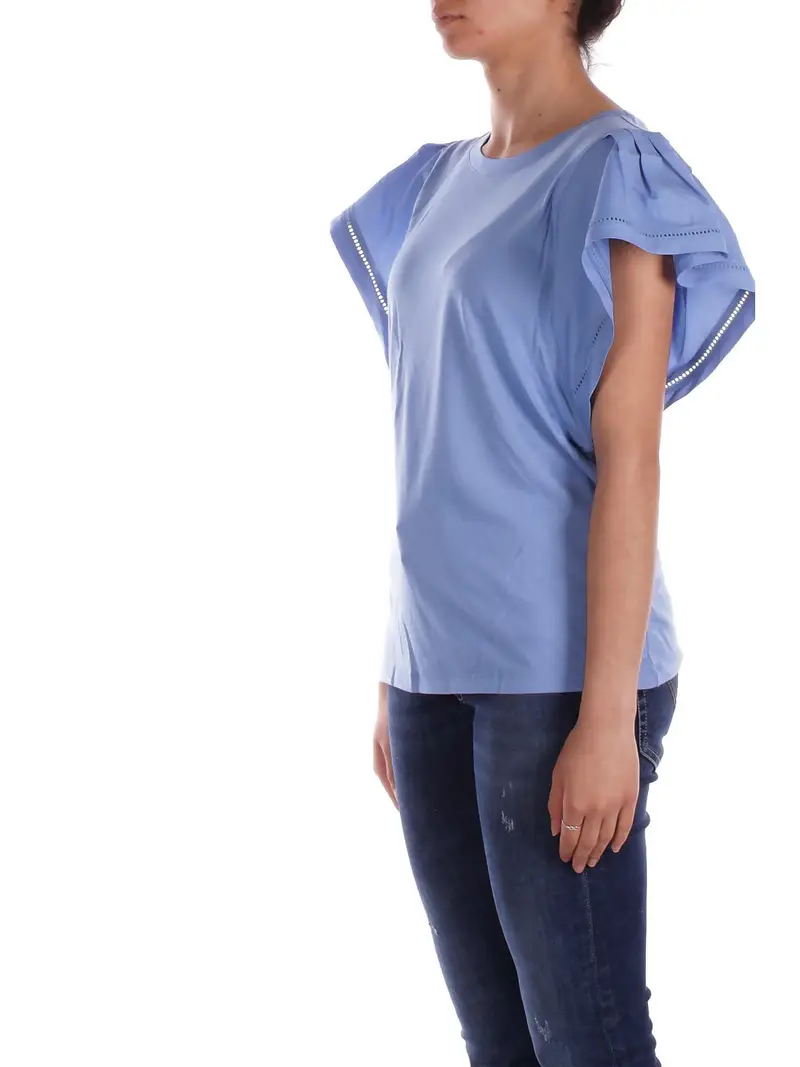 Ralph Lauren T-shirt Donna Blu 2083865 miniatura 2