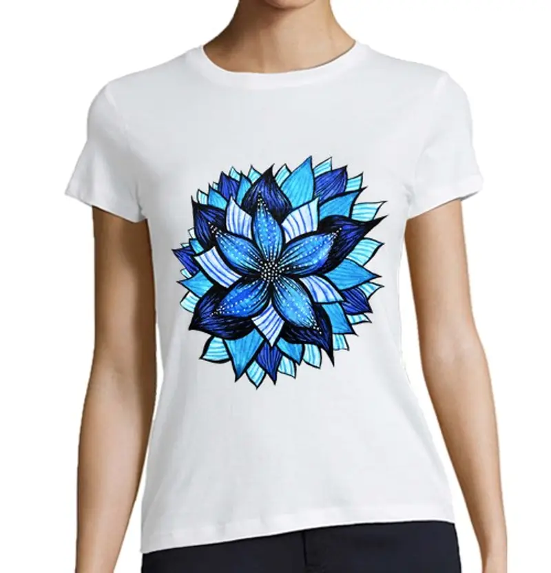 Tostadora T-shirt Donna Blu 1428644