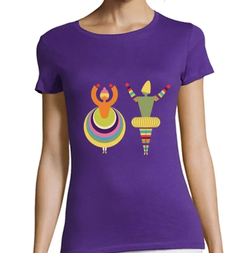 Tostadora T-shirt Donna Viola 1427644