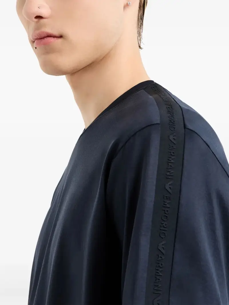 Emporio Armani T-shirt Blu 1046074 miniatura 3