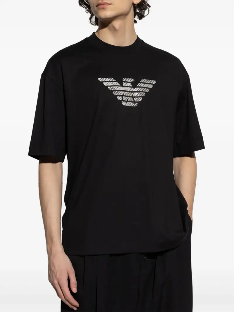 Emporio Armani T-shirt Nero 1046916 miniatura 3