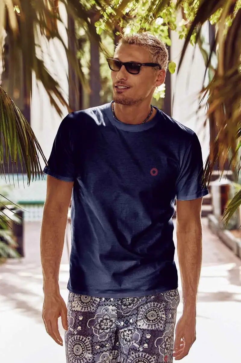 T-SHIRT GOOD VIBES | Colore: Blu Navy | Taglia: XXL