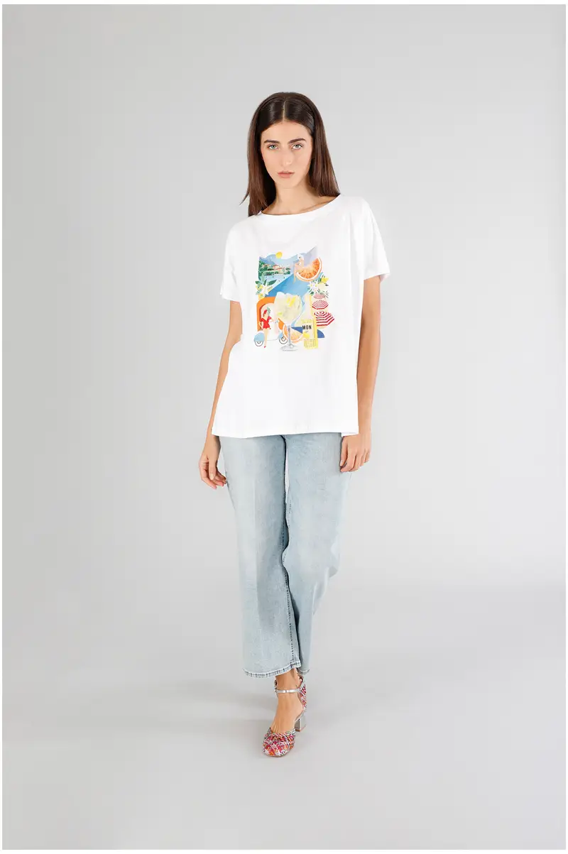 Cafè Noir T-shirt Bianco 1412542