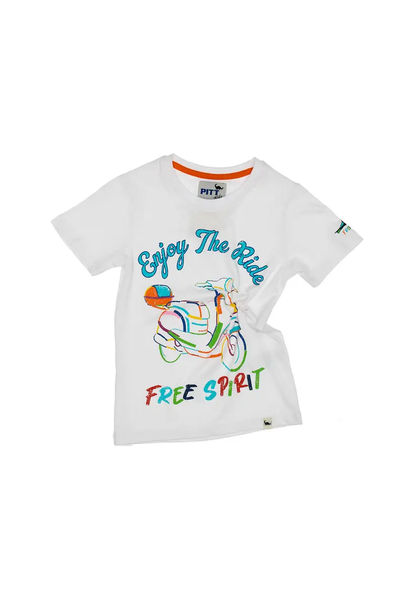 PITT KIDS T-shirt Bianco 2080652