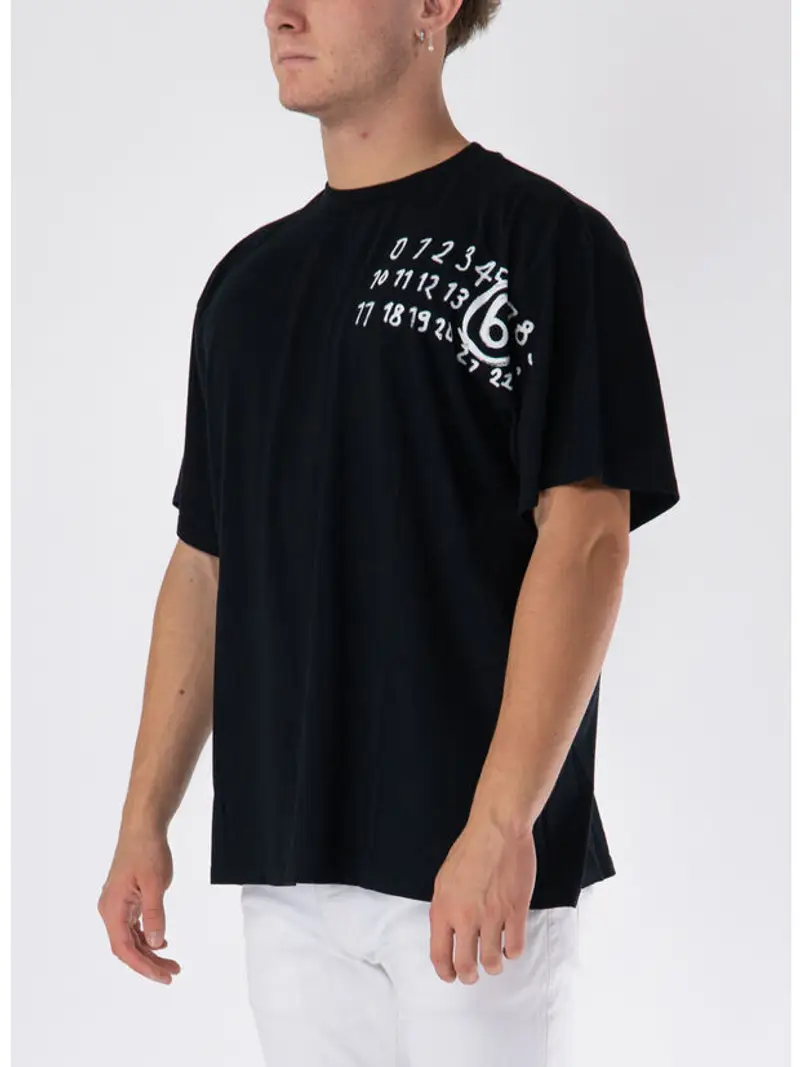 MM6 MAISON MARGIELA T-shirt Nero 1058715 miniatura 2
