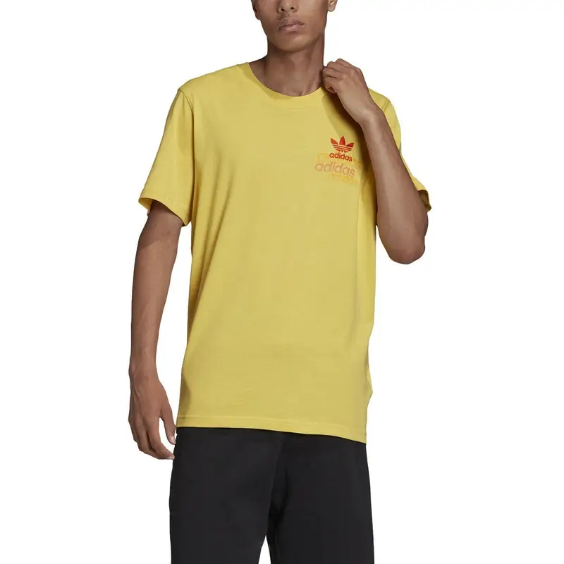 Adidas T-shirt Uomo Giallo 1195693