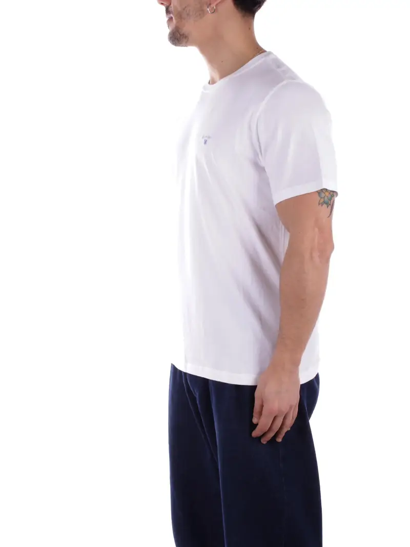 Barbour T-shirt Uomo Bianco 2082995 miniatura 2