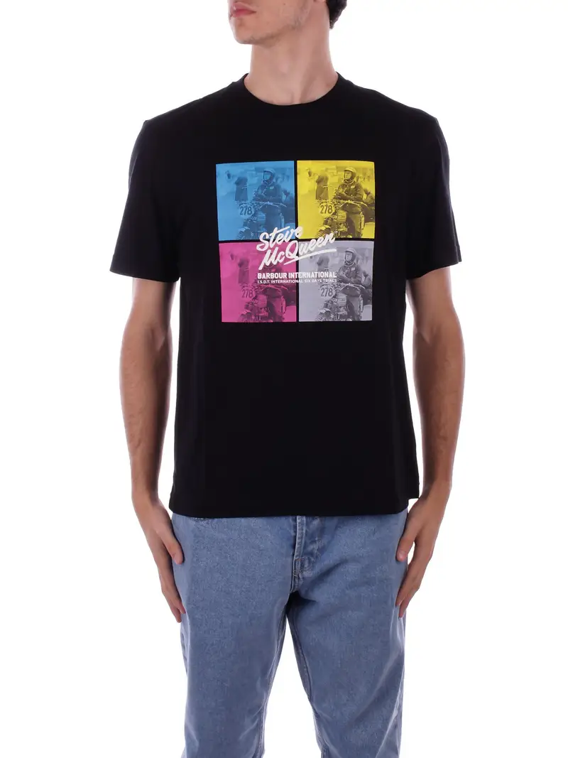 Barbour T-shirt Uomo Nero 2084830