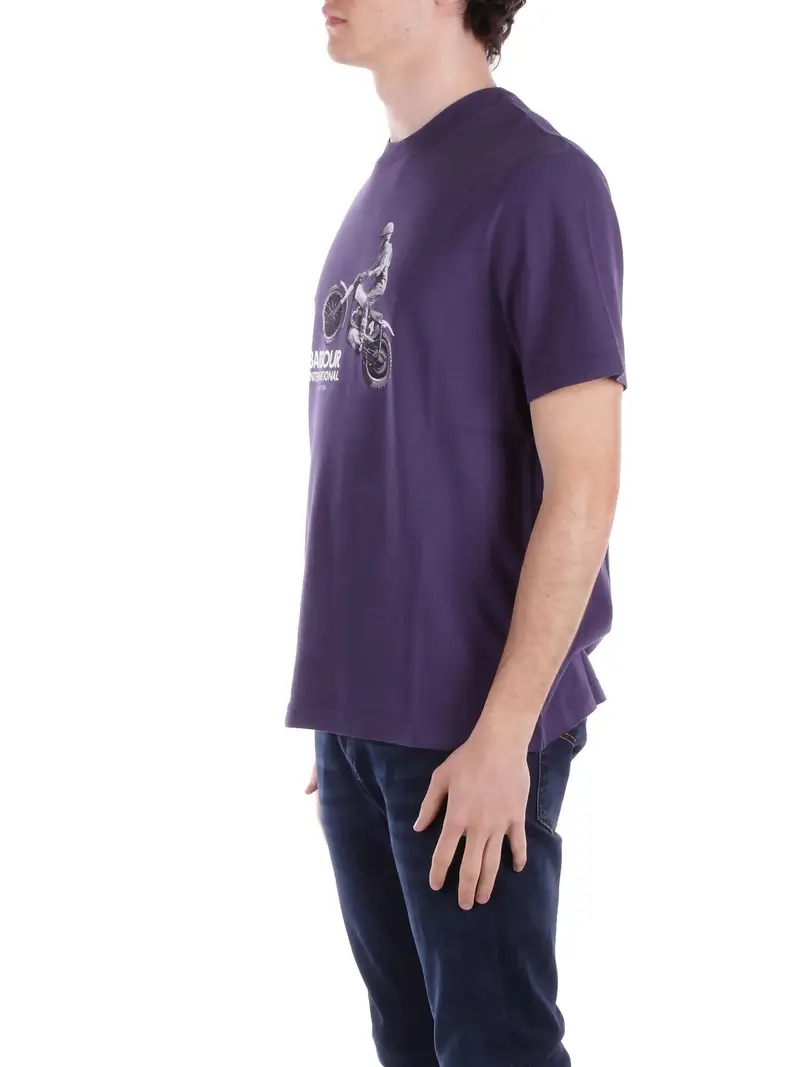 Barbour T-shirt Uomo Blu 2084600 miniatura 2