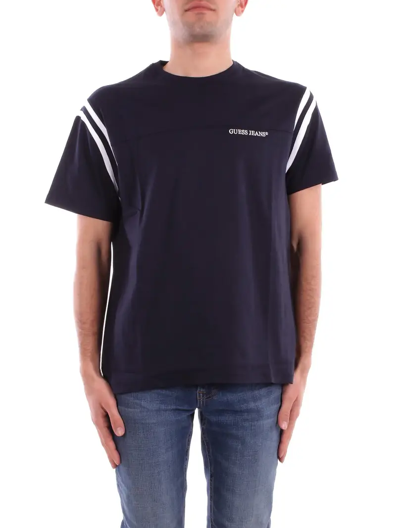 Guess T-shirt Uomo Blu 2084243
