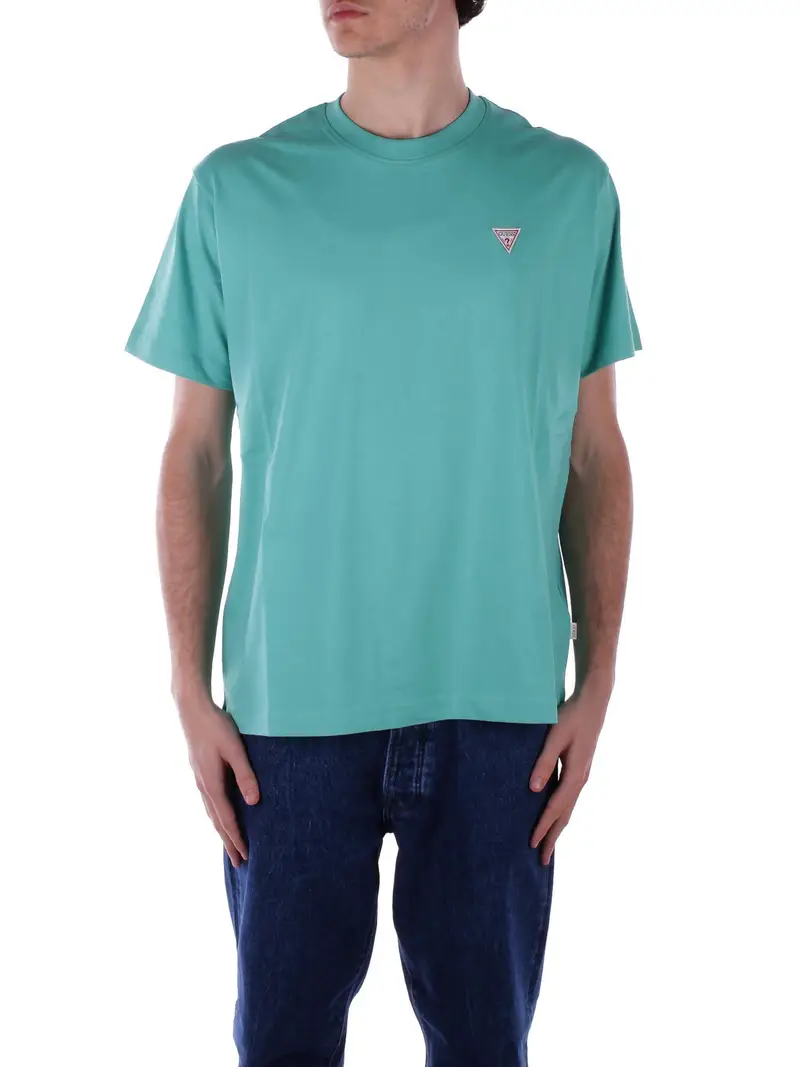 Guess T-shirt Uomo Verde 2085714