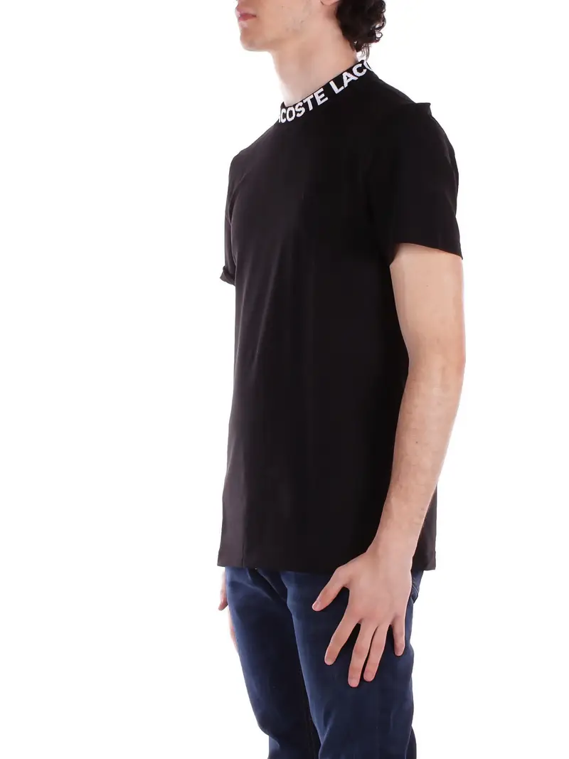 Lacoste T-shirt Uomo Nero 2083326 miniatura 2