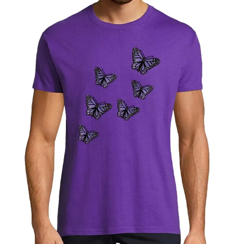 Tostadora T-shirt Uomo Viola 1472404