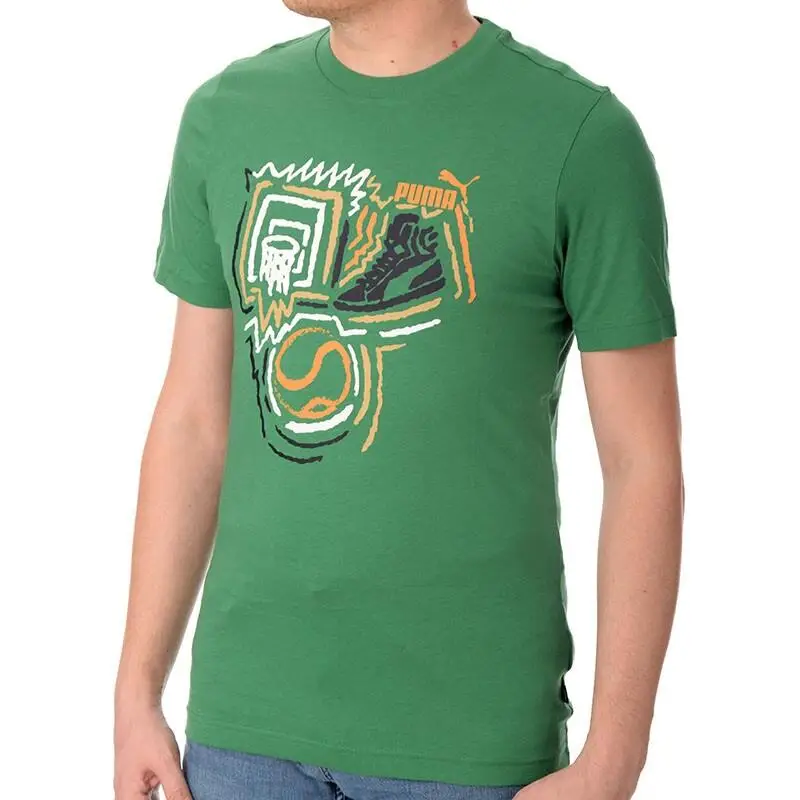Puma T-shirt Uomo Verde 2055818