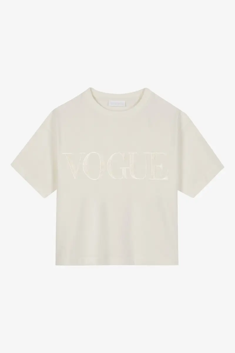 VOGUE Collection T-shirt Crema 1051646