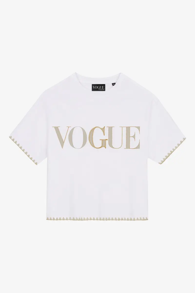VOGUE Collection T-shirt Crema 1096812