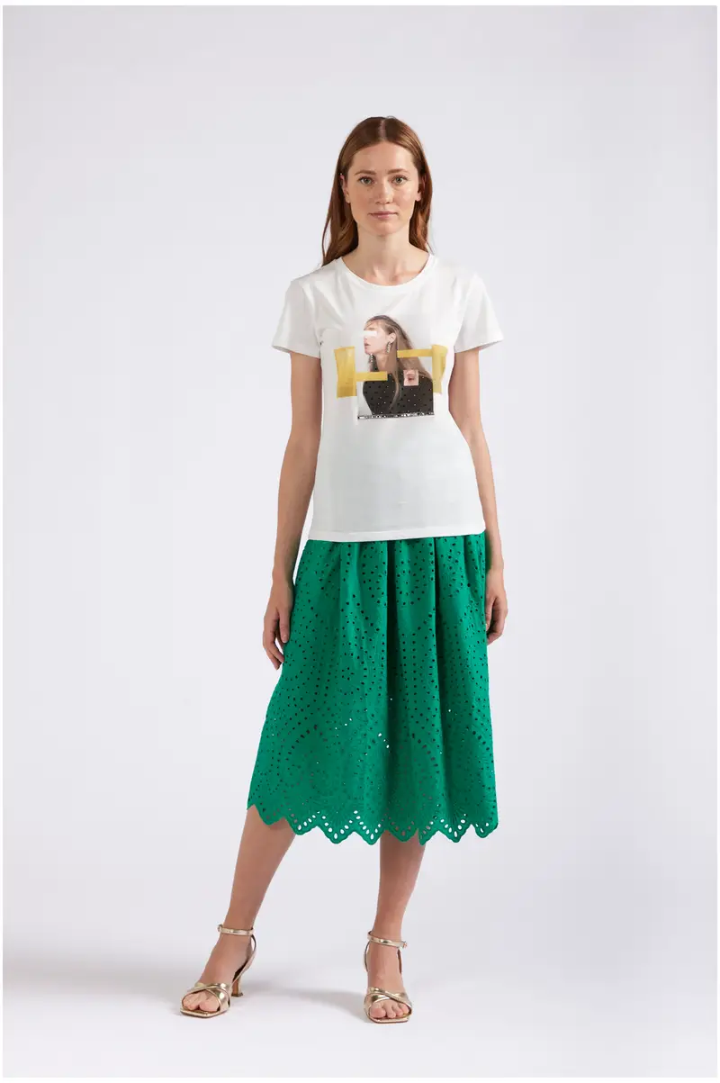 Cafè Noir T-shirt Donna Bianco 1413408