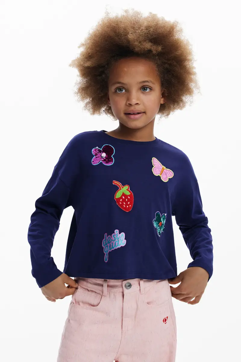 Desigual T-shirt Blu 2067136