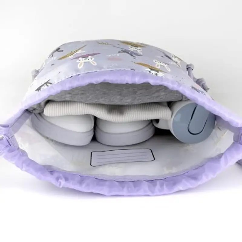 TA Trend Atelier Sacca Zaino per Bambini, Sacca Tessuto Asilo Bambino - Senza PFC, Idrorepellente, Fascia toracica miniatura 3