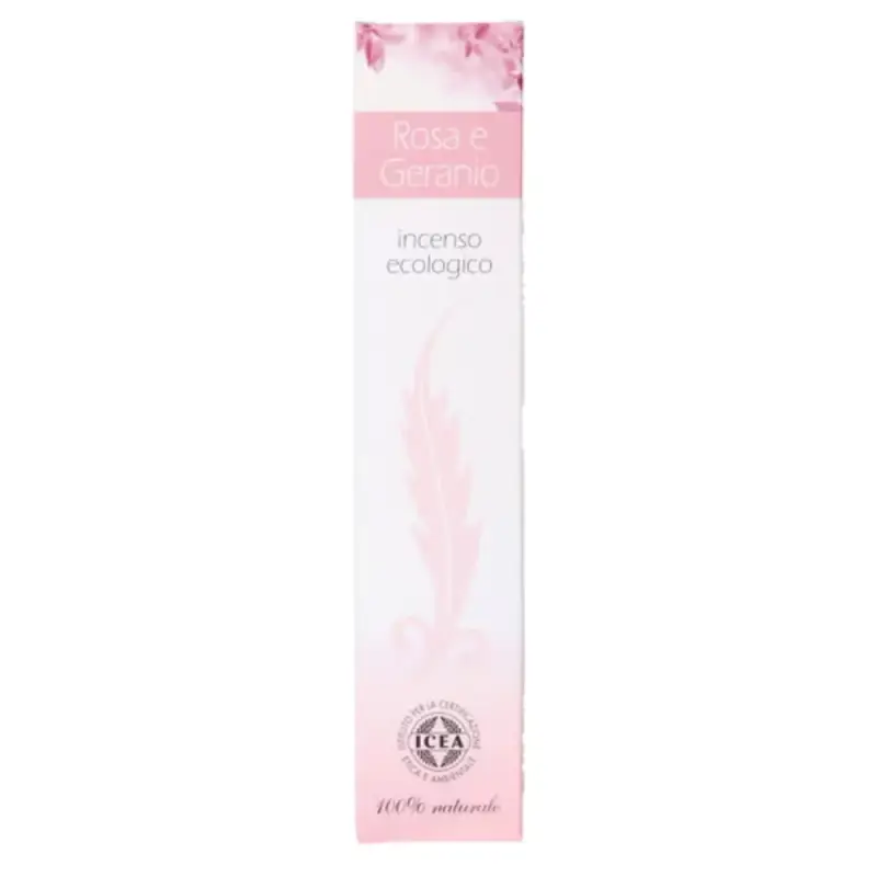 Incenso Ecologico, rosa e geranio