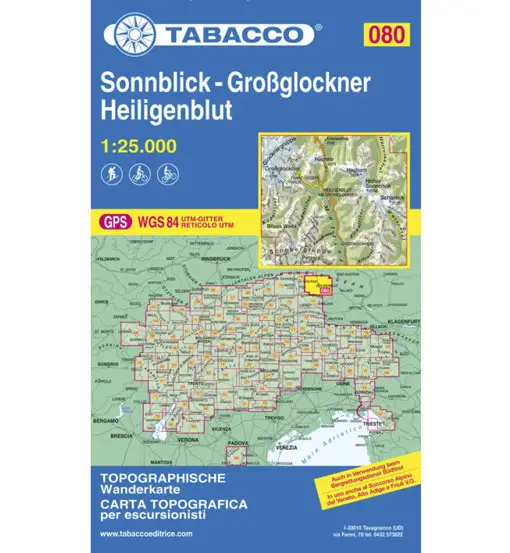Carta N 80 - Sonnblick - Großglockner Heiligenblut - 1 25 000