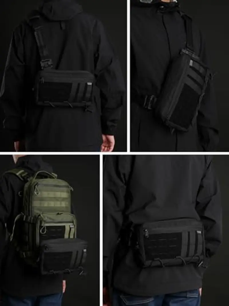 TACTICAL_GEEK Borsa a tracolla Nero 954784 miniatura 2
