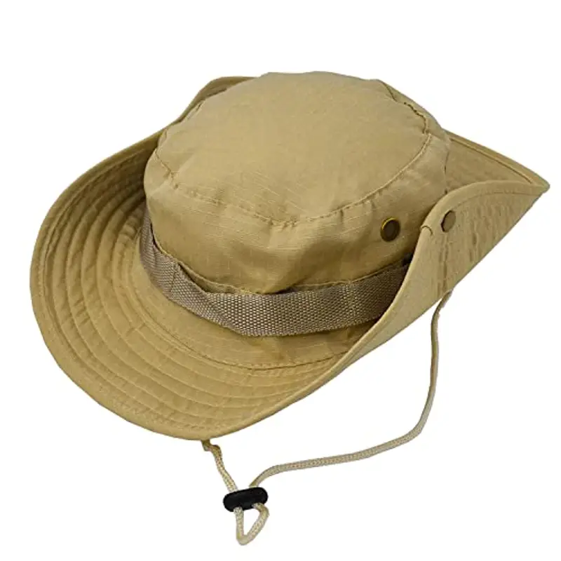 Taeku Cappello Boonie Uomo Donna Anti UV Protezione Solare a Tesa Larga Cappello per Esterni Safari Cappello da Sole